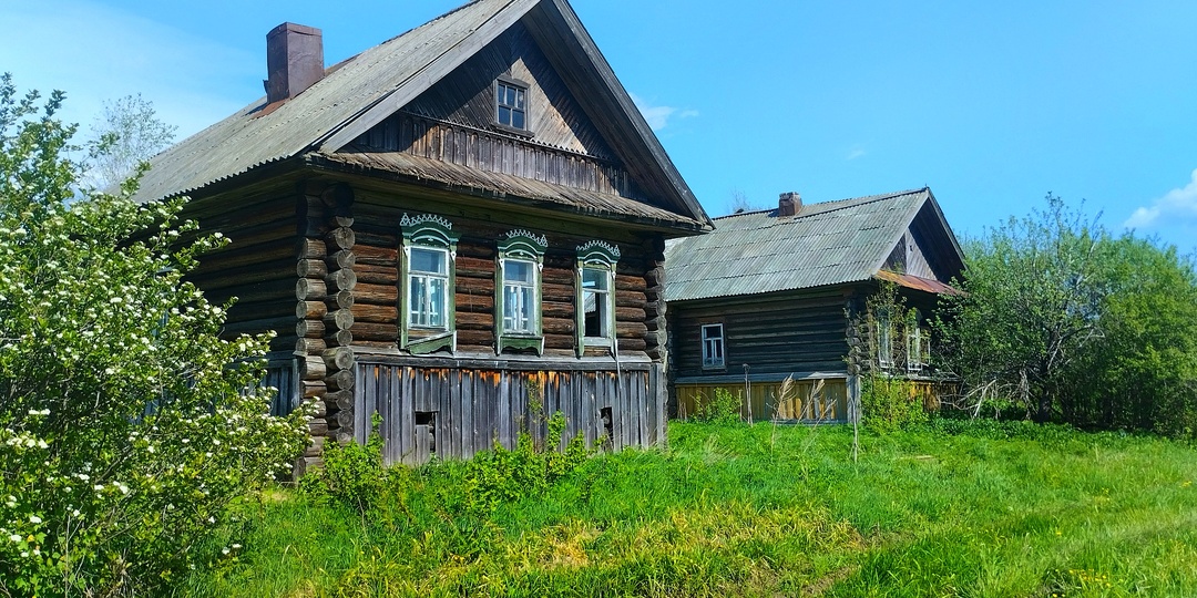 ЗАБРОШЕННАЯ ДЕРЕВНЯ В ЛЕСАХ КОСТРОМСКОЙ ОБЛАСТИ