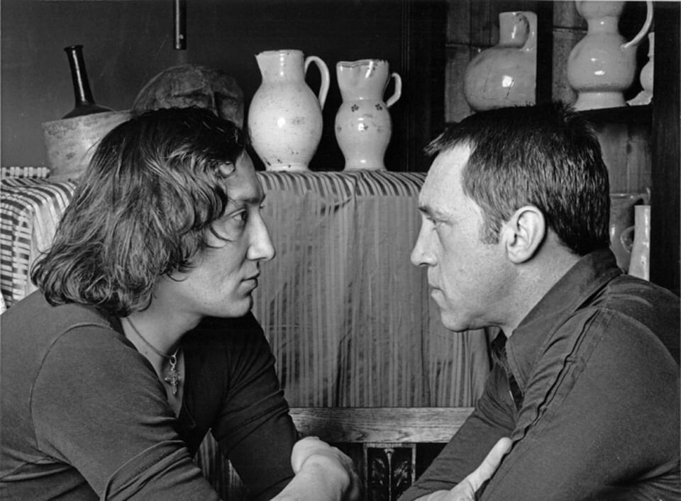 Михаил Шемякин и Владимир Высоцкий. Фото используется в информационных целях. Права принадлежат правообладателю.