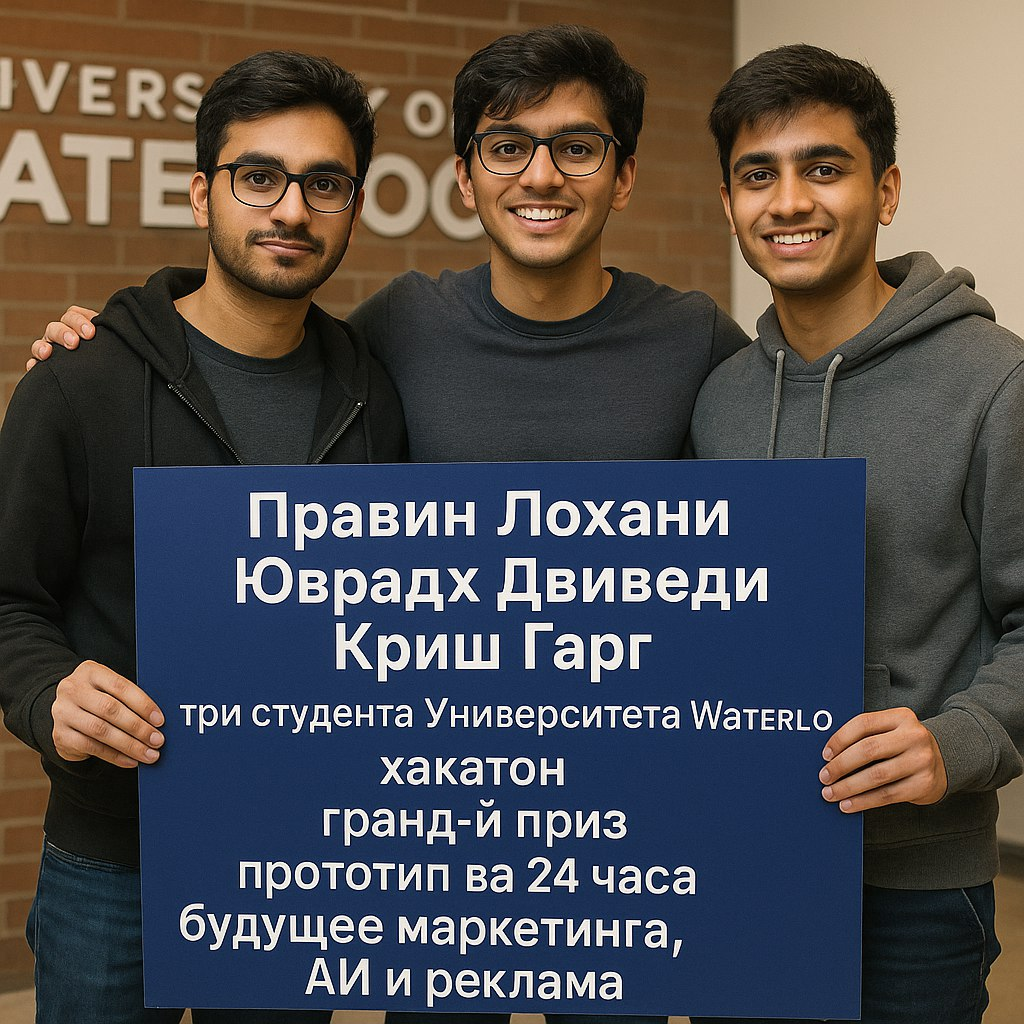 Студенты Университета Ватерлоо Лохани Двиведи и Гарг создали Halftime за 24 часа на хакатоне