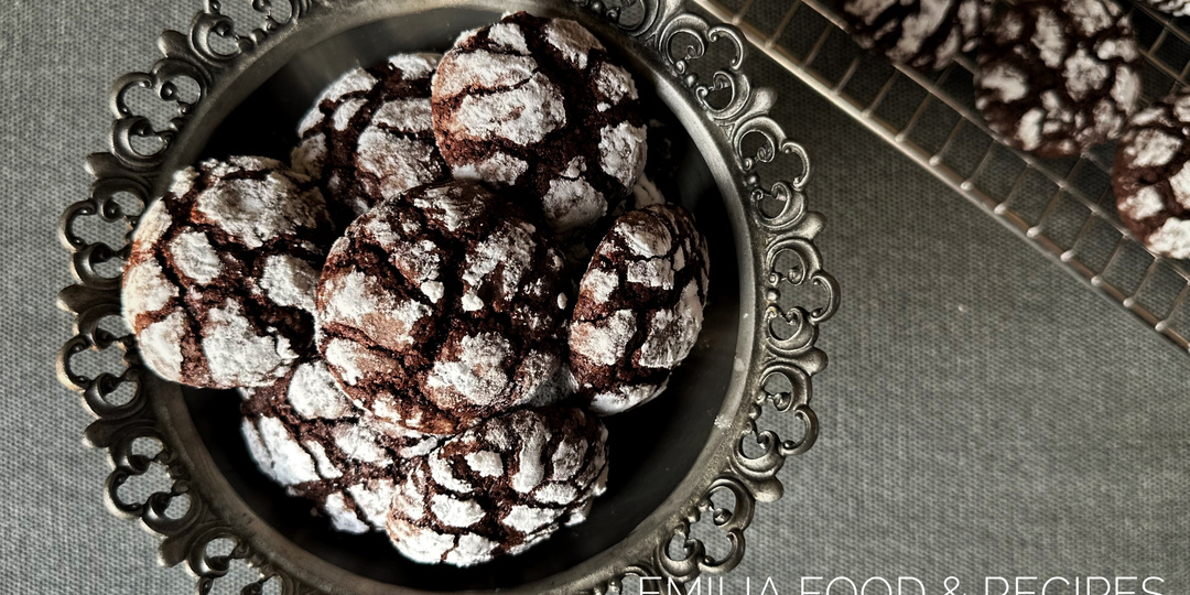 САМОЕ ВКУСНОЕ ШОКОЛАДНОЕ ПЕЧЕНЬЕ С ТРЕЩИНКАМИ