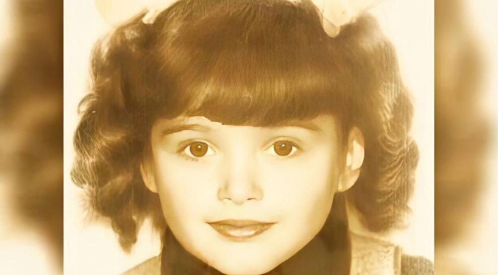 Алена Кравец в детстве