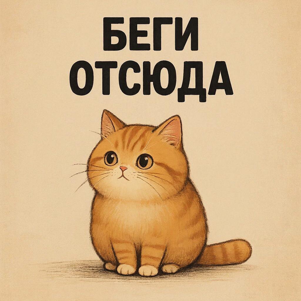 У нас новый герой для снижения уровня накалов страстей - кот Круглый