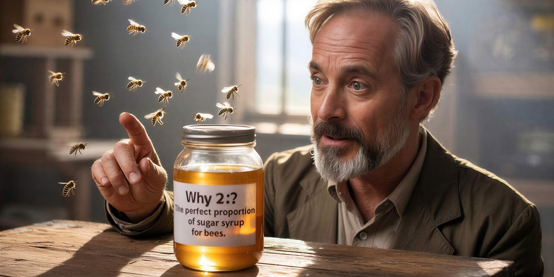 Почему 2:1? Идеальная пропорция сахарного сиропа для пчел. Объясняет профессор