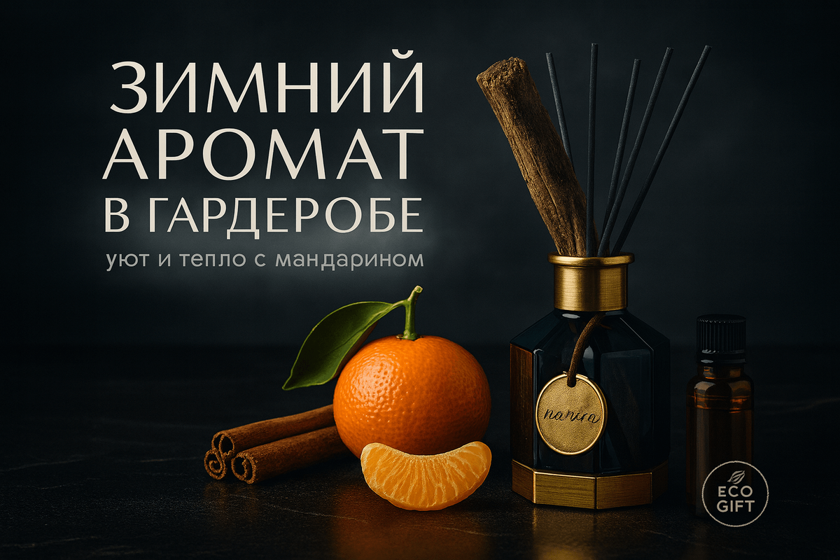    Создайте зимнее настроение с ароматом мандарина и древесины Марина Погодина