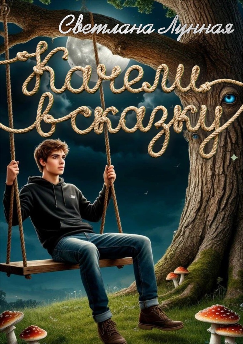 Красивая обложка получилась сгенерированная в Шедевруме.