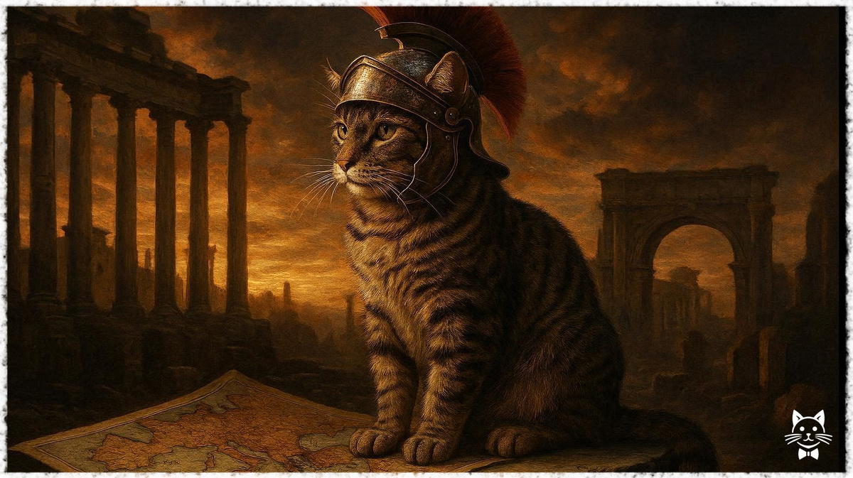 Коты, пришли в Европу с римлянами