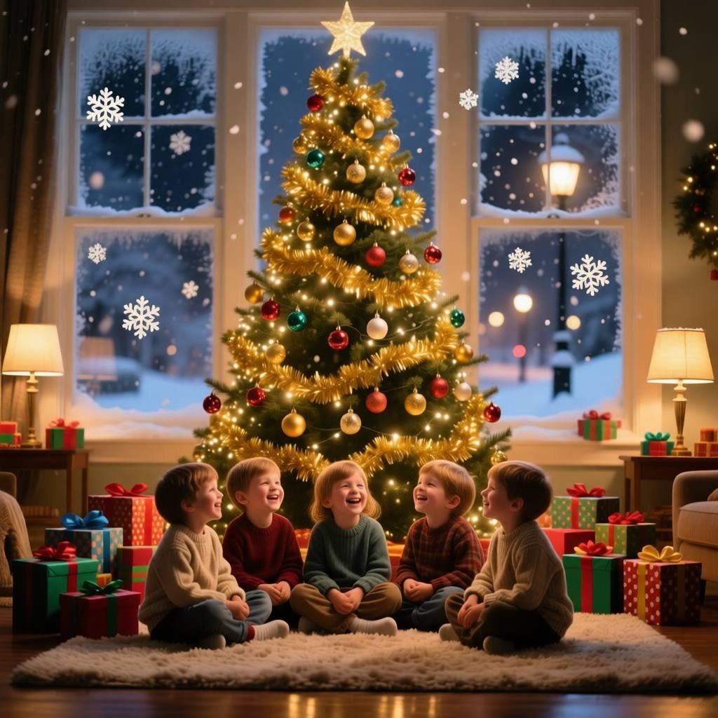 Новый год и дети - сон в новогоднюю ночь