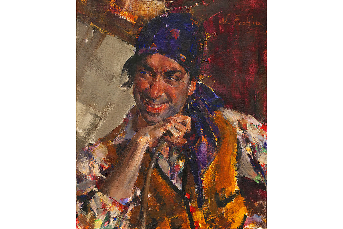 Московский аукционный дом📷Николай Фешин «Портрет Антонио Триана» (1940-е годы)