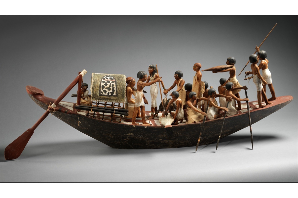 Public Domain / Метрополитен-музей📷Макет «спортивной» лодки для рыбалки, 1981–1975 годы до н. э.