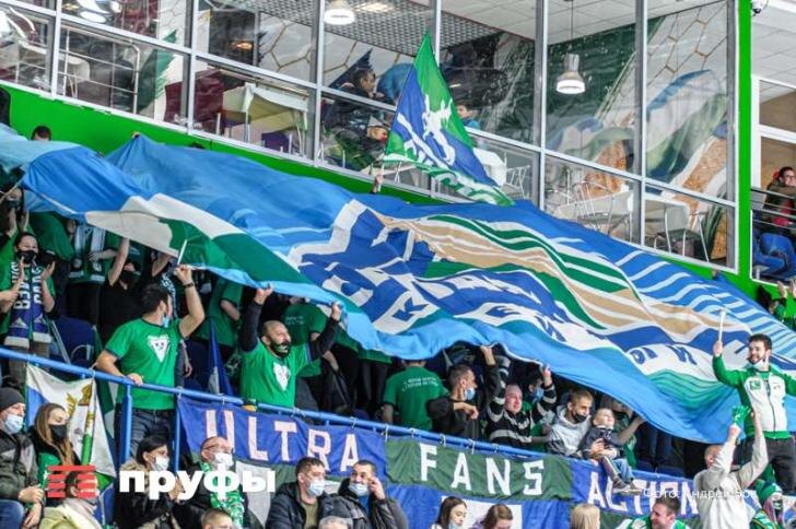    Фото: Пруфы.РФ/Матч регулярного чемпионата КХЛ сезона 2020/2021 "Салават Юлаев" - "Динамо Рига"