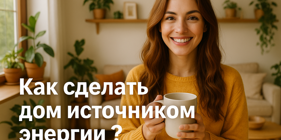 Как сделать дом источником энергии, а не усталости?