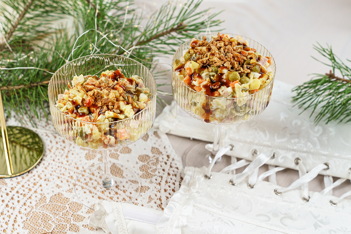 Салат оливье