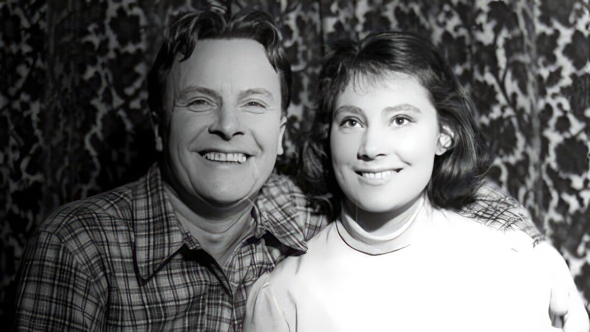 актер Евгений Самойлов с дочерью актрисой Татьяной Самойловой / фото из открытых источников