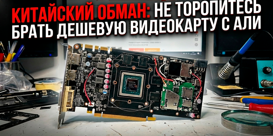 Китайские отходы. Что скрывают дешевые видеокарты с Али?