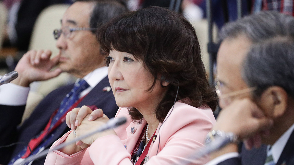   Владимир Смирнов / ТАСС- Архивное фото. Министр финансов Японии Сацуки Катаяма