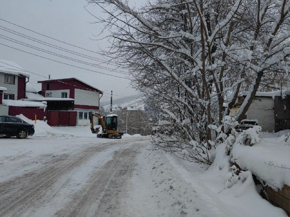    Улицы Горно-Алтайска после снегопада. Источник: t.me/OlgaSafronovaofficial