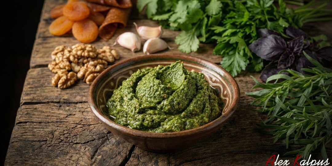 Сацебели из кинзы, или прохлада грузинского стола