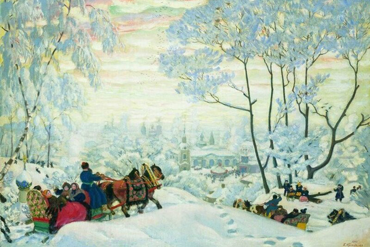 Public Domain / Wikimedia Commons📷Борис Кустодиев, «Зима» (1916)
