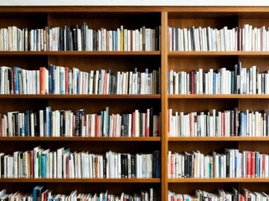    Книжная полка // Фото сгенерировано нейросетью «Шедеврум»