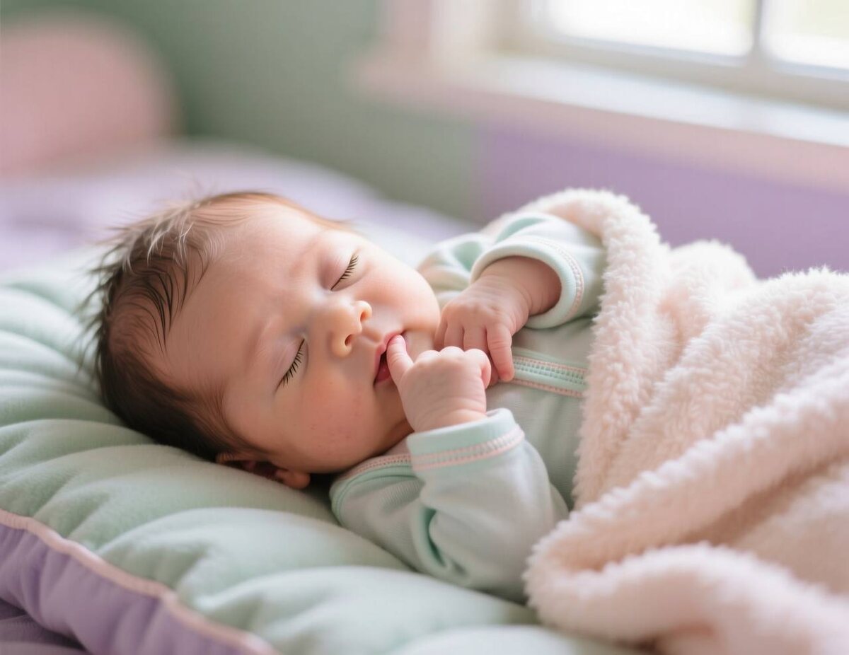 сосание пальца на сон - когда это нормально?