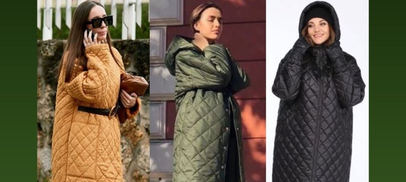 Женские стеганые пальто