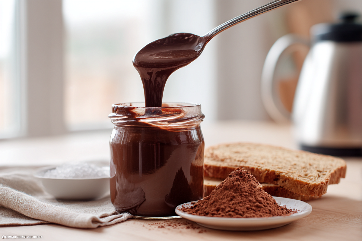    Такая густая шоколадная глазурь без сахара помогает утолить тягу к сладкому и при этом не выходить за рамки привычного рациона.