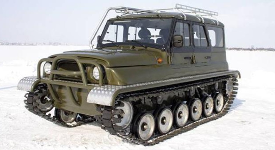 Гибрид трактора, танка и автомобиля: Самые необычные УАЗы для специальных задач