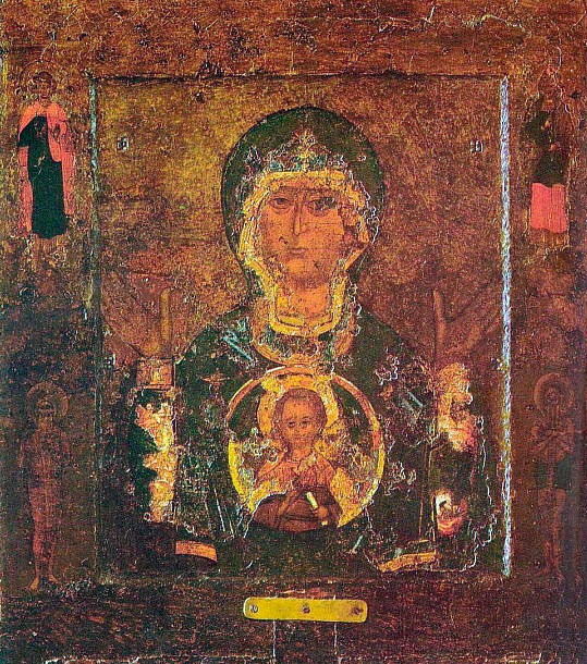 Икона Знамение Пресвятой Богородицы (Великий Новгород, XII век). Фото: wikipedia.org