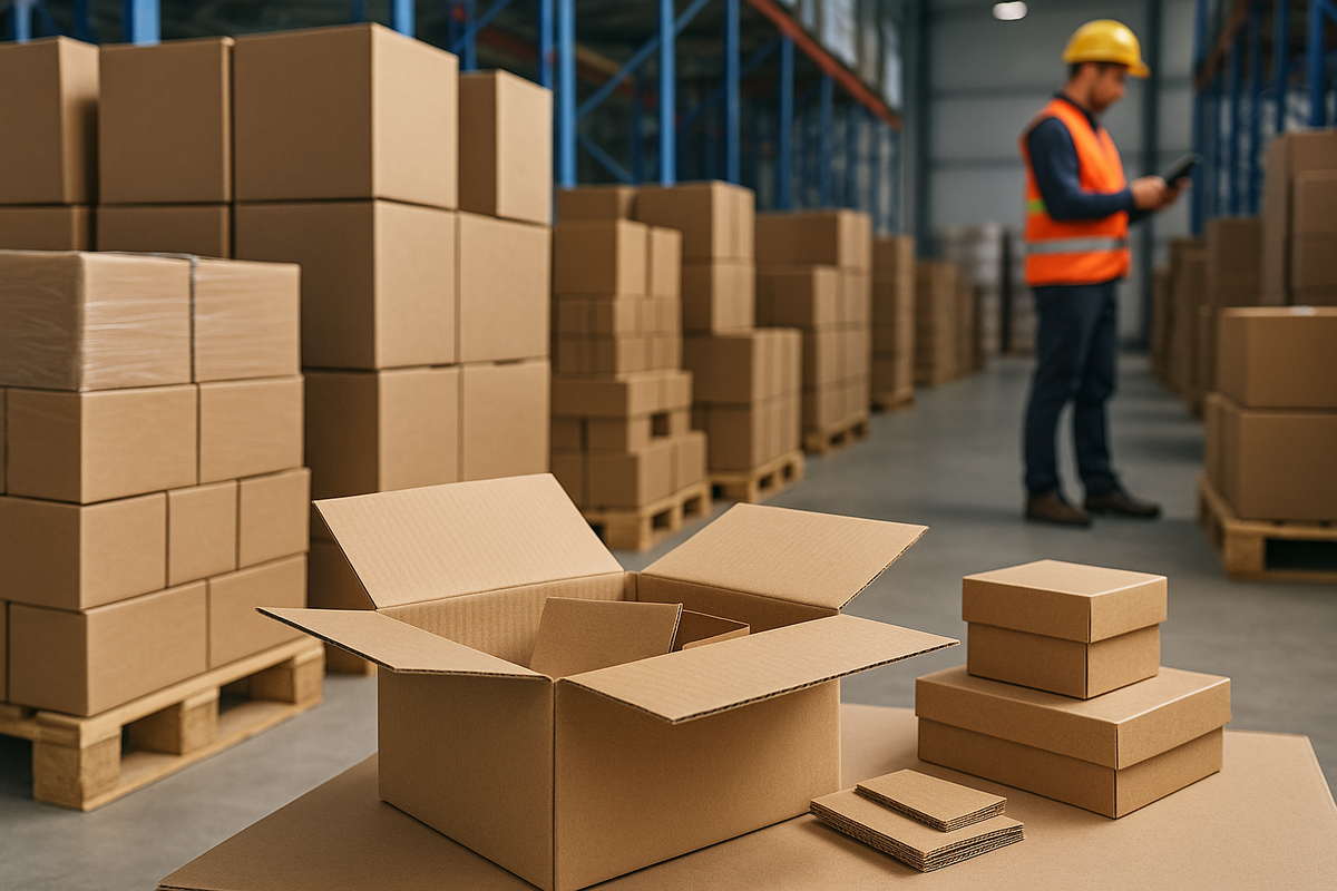 Разнообразие типов картонных коробок для разных задач — от складской логистики до подарочной упаковки