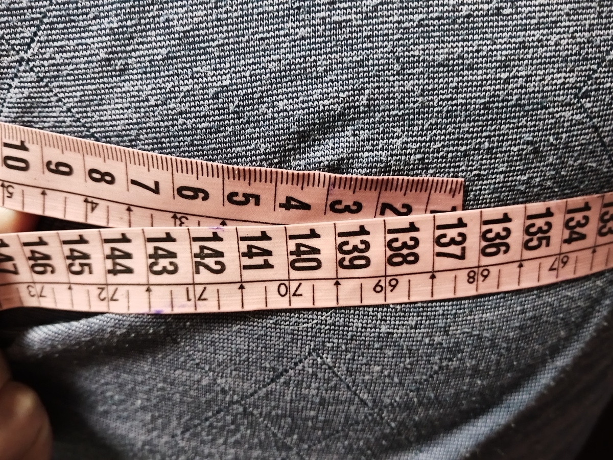 Обхват места, где должна быть талия