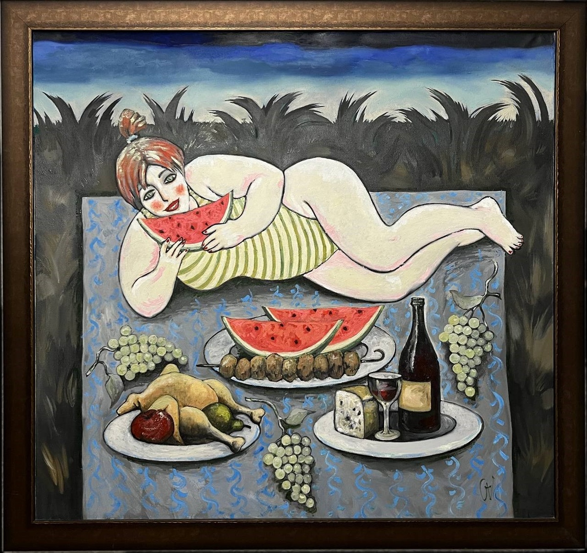 Афтандил Разгуляев, GV, "Девушка с арбузами", 1982 год