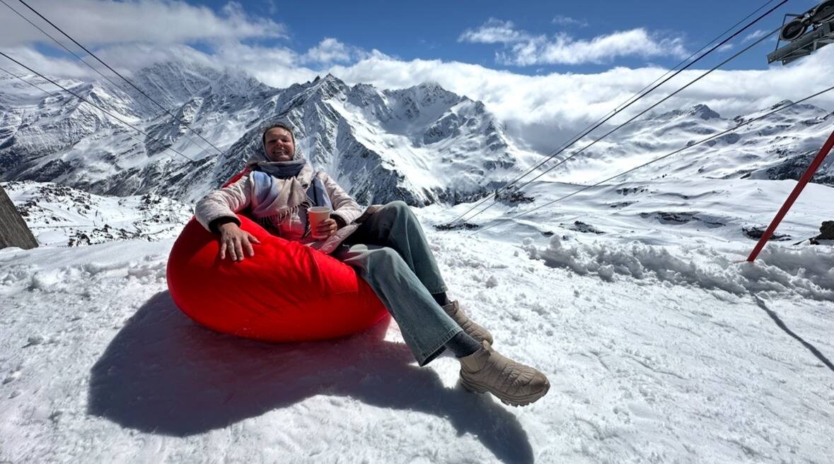 Красивая фотография с горнолыжного курорта не на Алтае