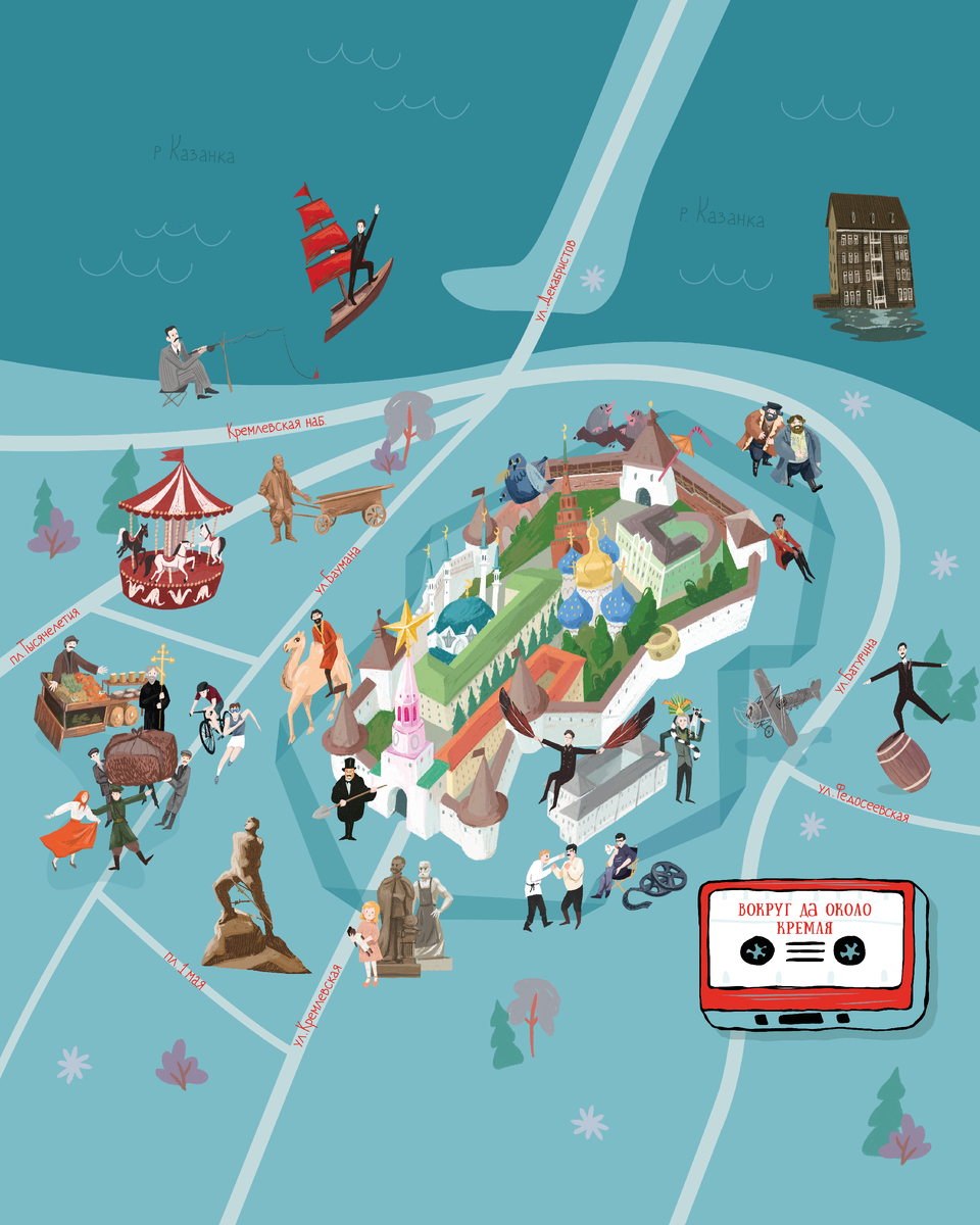 Карта прогулки