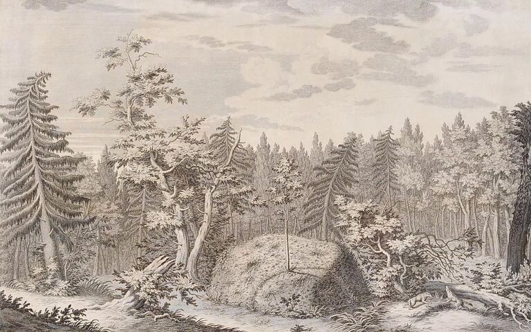 Гром-камень. 1770. Художник – Юрий Фельтен (1730–1801)