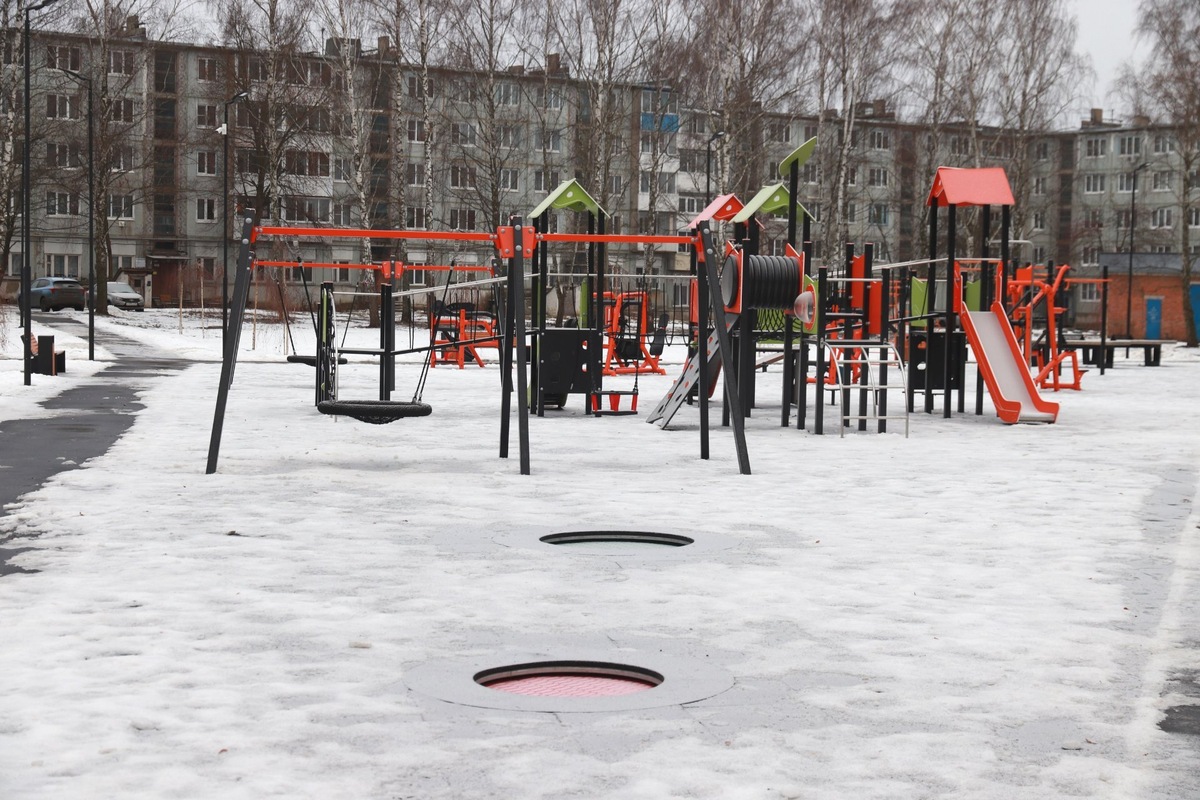 Кимовск. Сквер "Школьный".