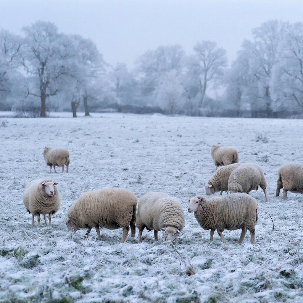 Зимняя прогулка. Изображение сгенерировано сервисом GigaChat 