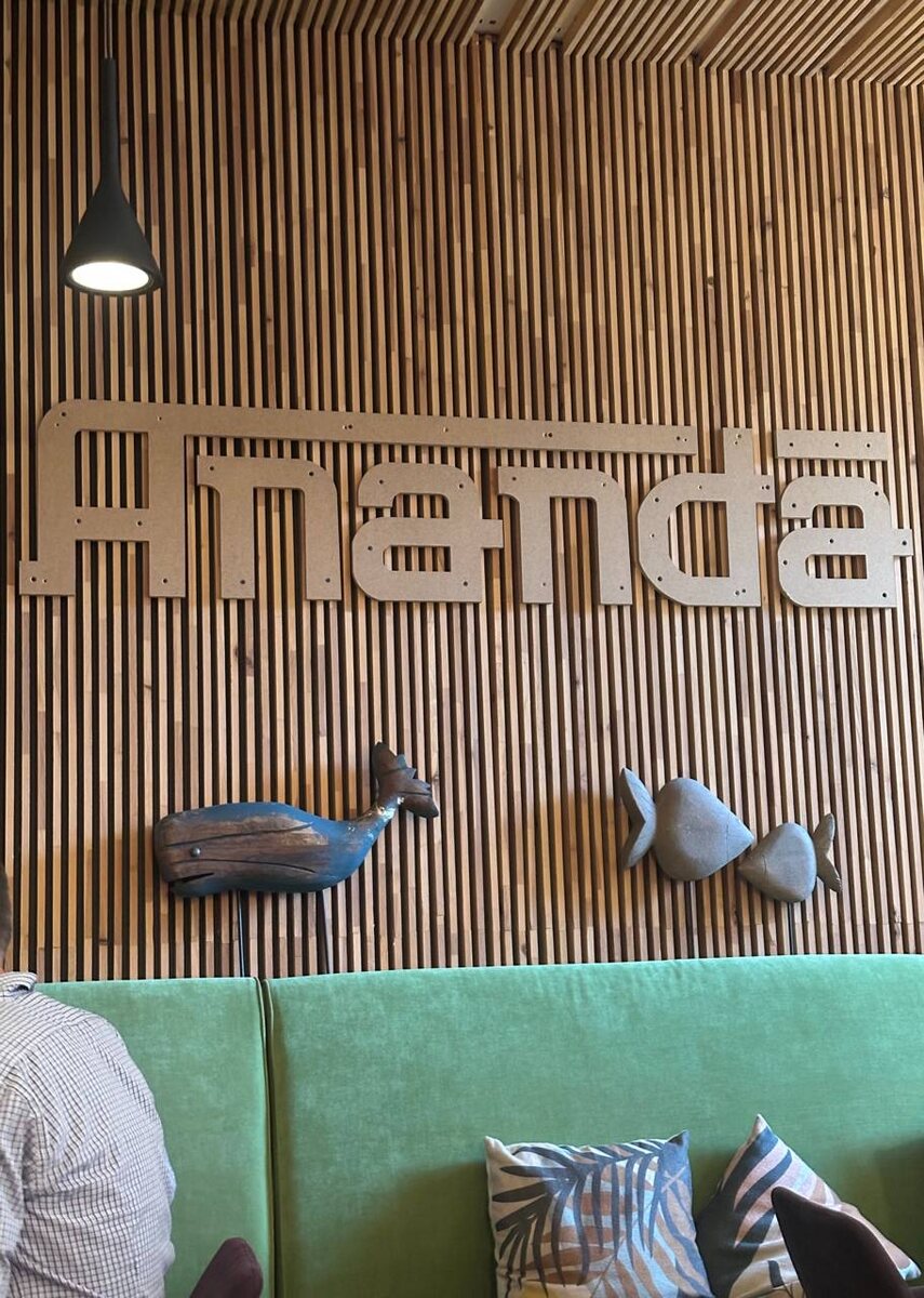 Частичка интерьера кафе Ananda