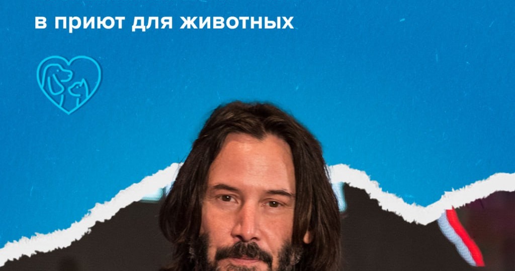 Киану Ривз открыл приют для животных с пожизненной гарантией дома