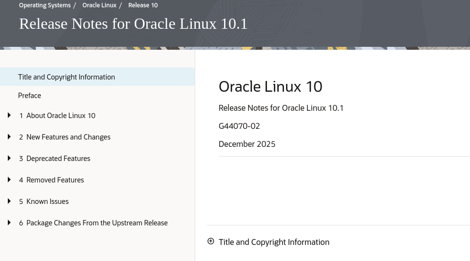 Новинка от Oracle: релиз стабильного и бесплатного дистрибутива Linux 10.1