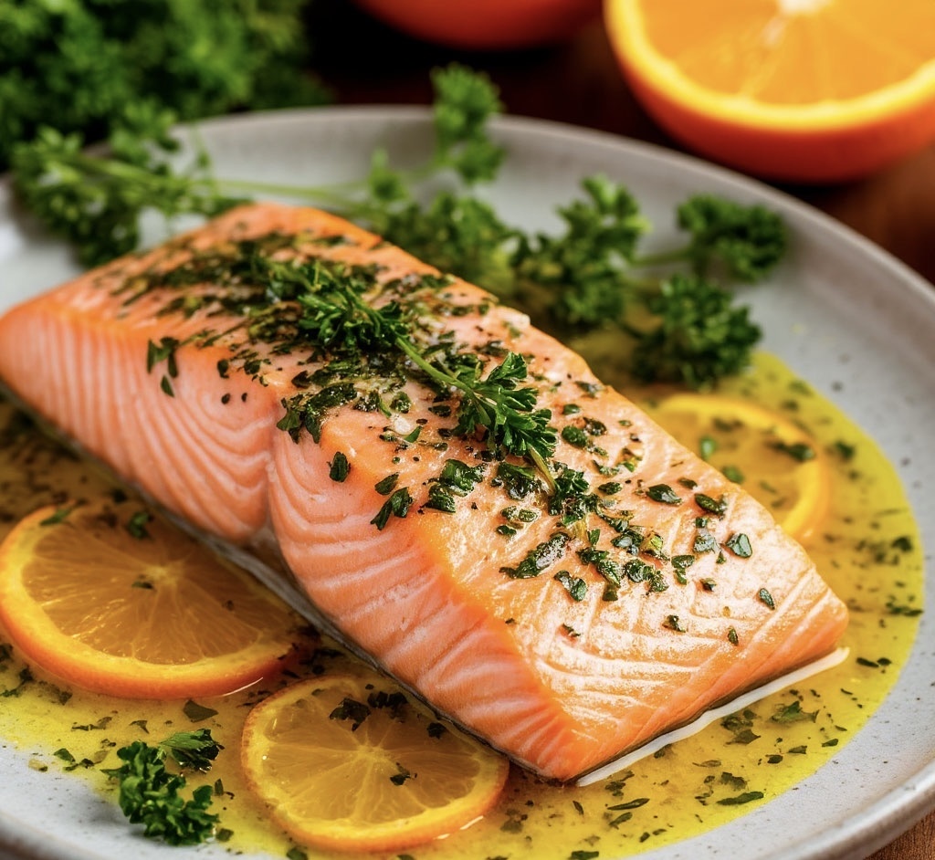 Стейк лосося