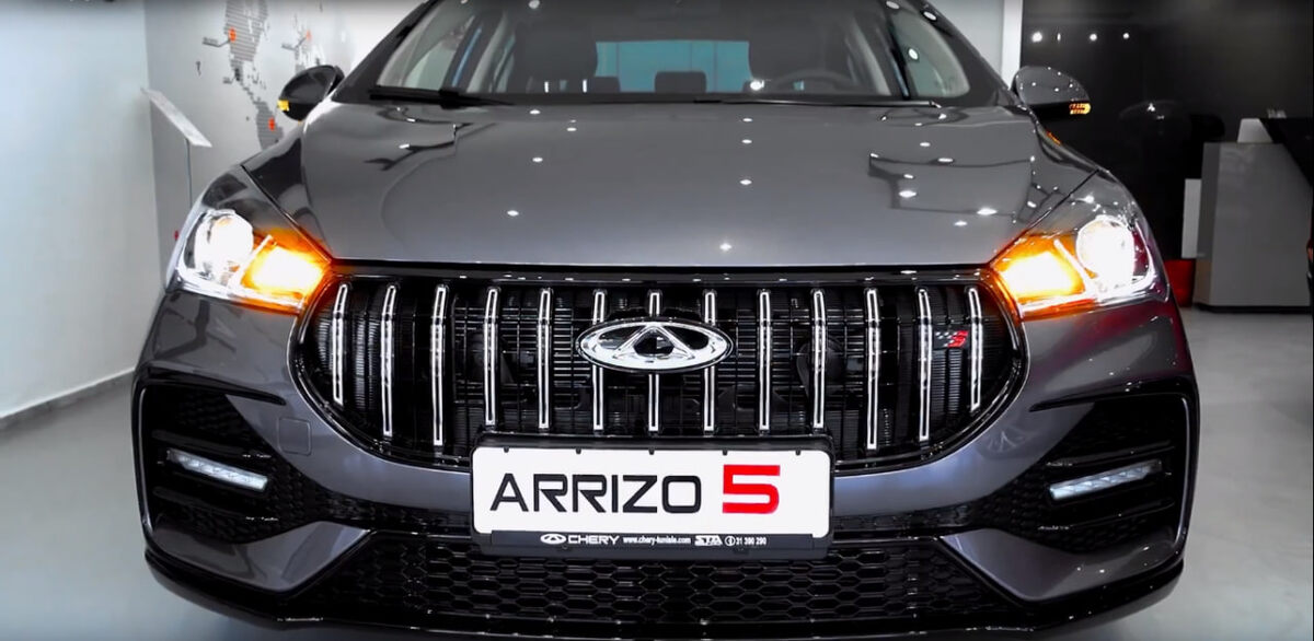 Chery Arrizo 5. Источник: скриншот из VKвидео канала «Япония Транзит»