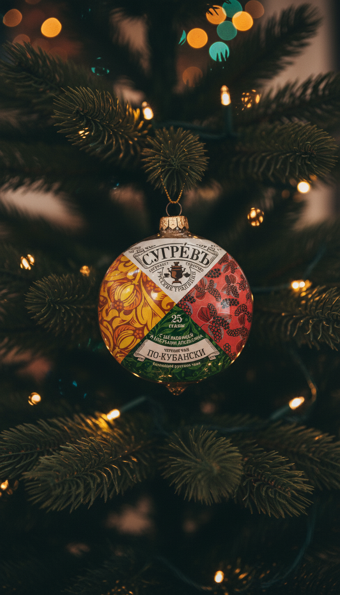 Стеклянный шар по версии Чайного дома Сугревъ