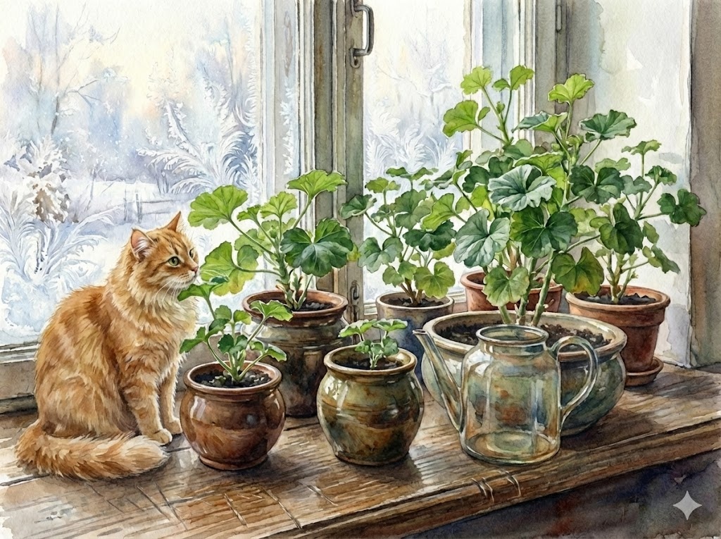 Пеларгония: содержание и уход зимой