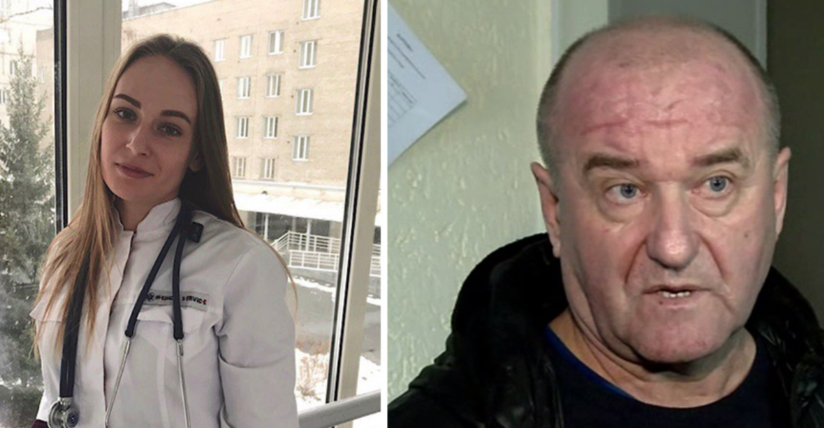 Ольга Климкович и Сергей Попов. Фото показаны в сюжете НТВ