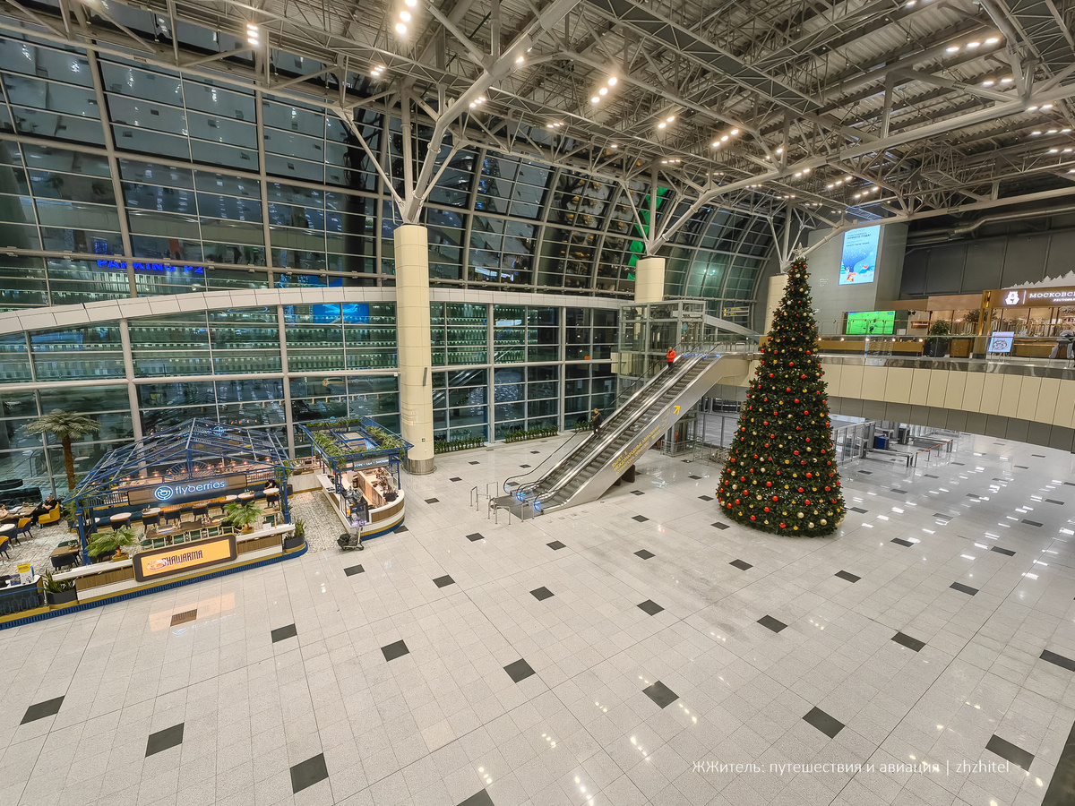 Аэропорт Домодедово. На втором этаже сегмента Т2 находится пивоварня