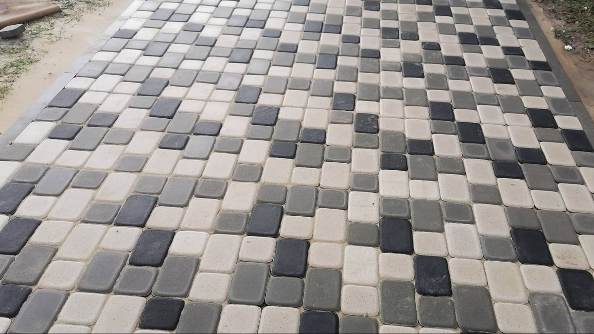 Укладка тротуарной плитки