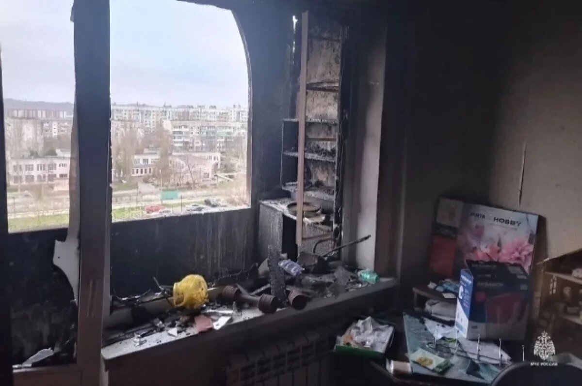    Многодетную семью в Керчи спас пожарный извещатель