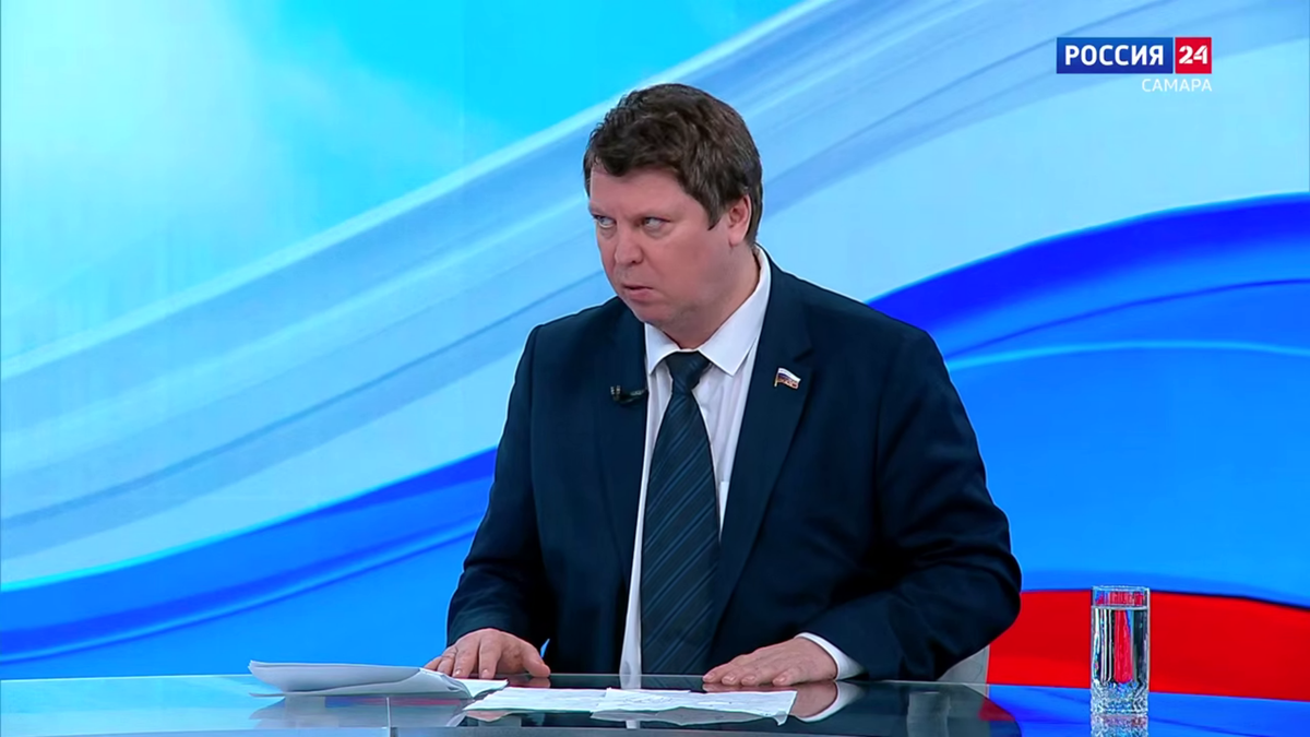 Кадр эфира "Россия24"