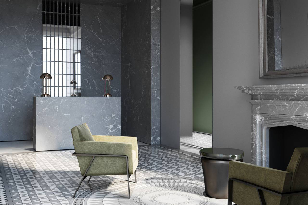 Клубный дом Brodsky: интерьер с отделкой натуральным камнем от INCOM STONE