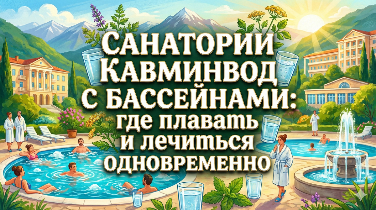 Санатории Кавминвод с бассейнами: где плавать и лечиться одновременно